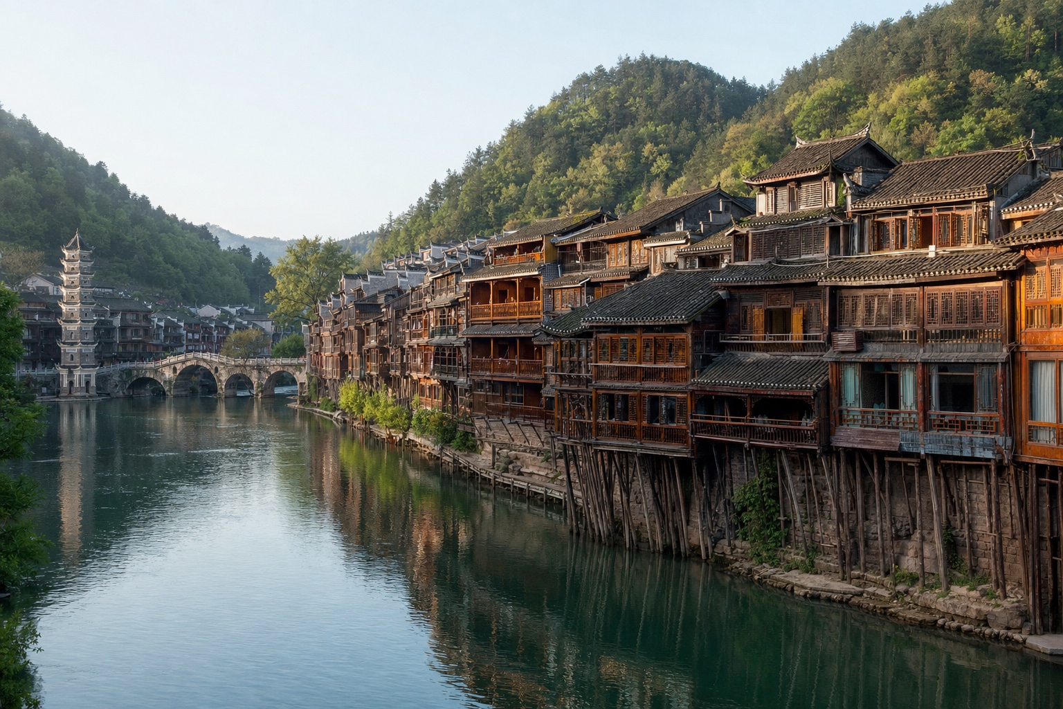 凤凰古城旅行风景